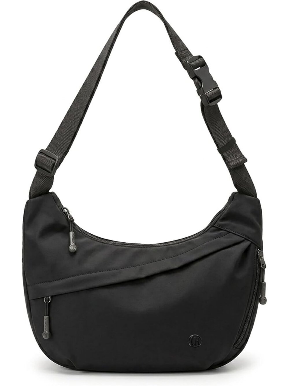 Large Crossbody Bags for Women, 16L Nylon Crescent Bag, 0.2lbs Lightweight Hobo